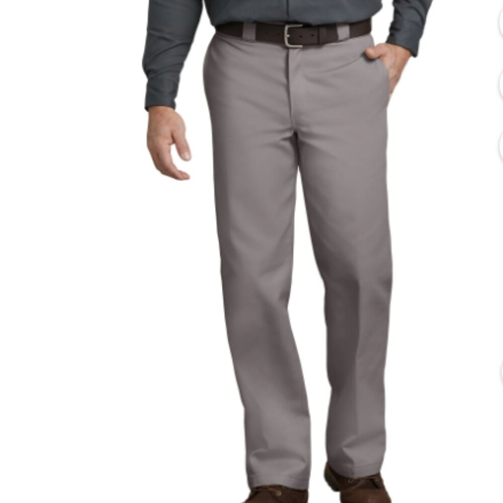 Dickies 874 Work Pants Men's Gray 36 x 34 Original Wrinkle & Stain Resistant NWT